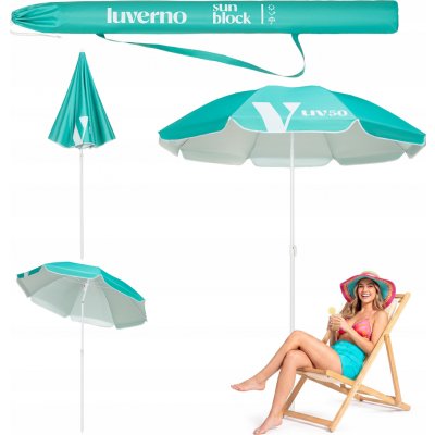 Plážový slunečník Luverno L-42869 200 cm zelený – Hledejceny.cz