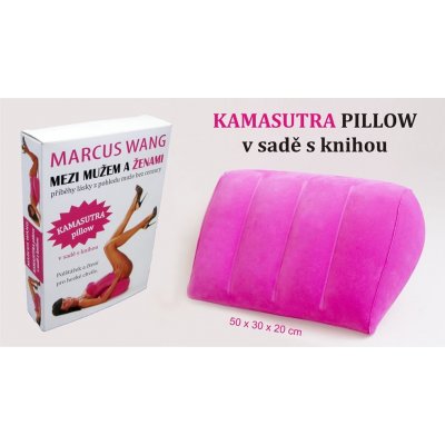 Kamasutra pillow v sadě s knihou Mezi mužem a ženami - Wang Marcus – Zboží Mobilmania