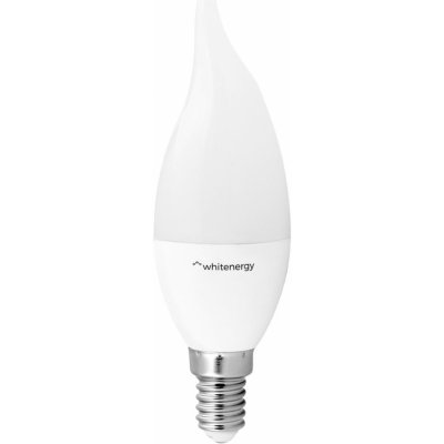 Whitenergy LED žárovka SMD2835 C37L E14 7W teplá bílá – Hledejceny.cz