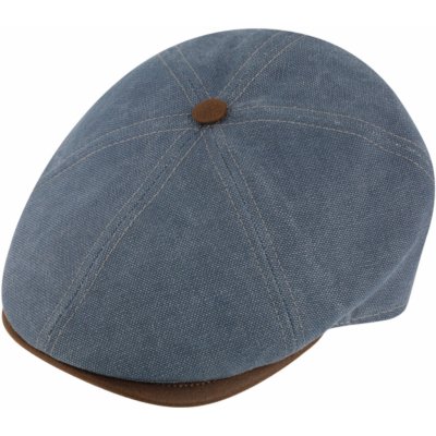Fiebig Headwear since 1903 Retro bekovka 6-panel od Fiebig bavlna modrý kanvas a kůže 56 cm – Hledejceny.cz