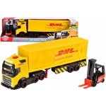 Dickie DHL nákladní auto Volvo FH 16 s vysokozdvižným vozíkem 35 cm – Zboží Mobilmania