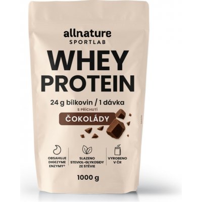 Allnature Sportlab WHEY protein 1000 g – Zbozi.Blesk.cz