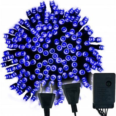LED vánoční řetěz 60LED 5M IP20 8 funkcí modré