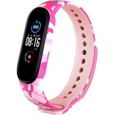 Xiaomi Mi Band 5/6 náhradní náramek Růžový maskáč MBSCZ-5RUZMAS – Sleviste.cz