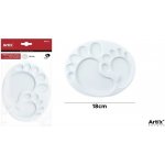 Paleta plastová na vodou ředitelné barvy 18 cm Artix (2 stopy) – Zboží Mobilmania