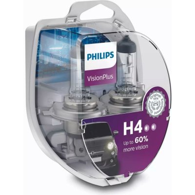 Philips VisionPlus 12342VPS2 H4 P43t-38 12V 60/55W – Hledejceny.cz