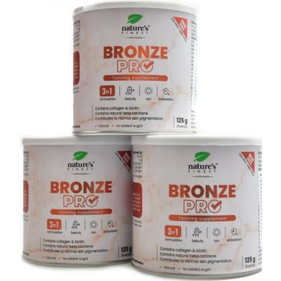 Natures Finest Bronze Pro 3 x 125 g – Hledejceny.cz