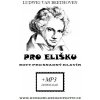 Noty a zpěvník Ludwig van Beethoven Pro Elišku noty na snadný klavír