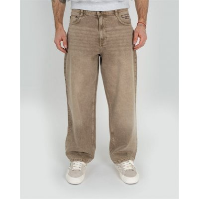 Homeboy kalhoty X-Tra Baggy Dye Denim Washed Brown – Sleviste.cz