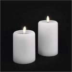 Emos LED dekorace – 2x vosková svíčka s reálným plamenem, 4x AA, teplá bílá, časovač DCCV25 – Hledejceny.cz