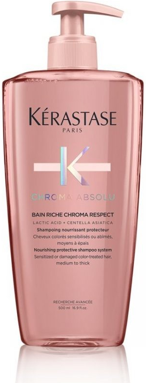 Kérastase Chroma Absolu Bain Riche Chroma Respect Nourishing Protective Shampoo system 500 ml