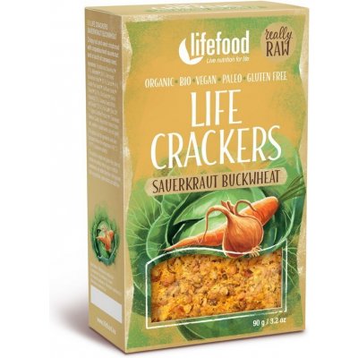 Lifefood Bio raw Life crackers Zelňáky 90 g – Zboží Dáma