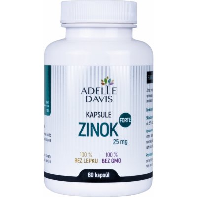 Adelle Davis Zinek Forte 25 mg 60 kapslí – Hledejceny.cz