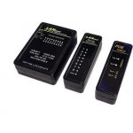 Value Tester kabeláže (RJ45, RJ12, BNC) + PoE tester (13.99.3003) – Zboží Dáma