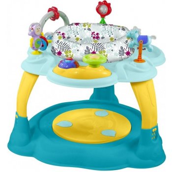 Baby Mix trampolínka hopsadlo interaktivní stoleček modrý