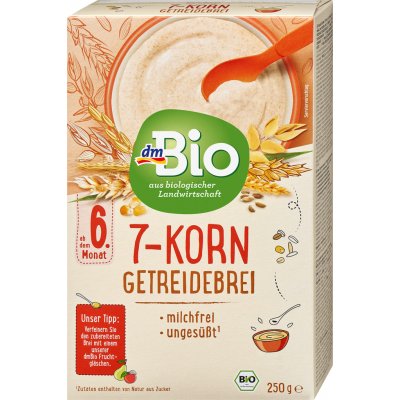 dmBio bio obilná kaše 7zrnná 250 g – Sleviste.cz