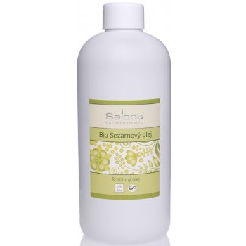 Saloos Bio sezamový rostlinný olej lisovaný za studena 500 ml