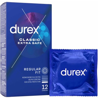 Durex Classic Extra Safe 12 ks – Zboží Dáma