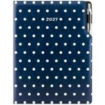 Design A4 týdenní 2027 modrá – Zboží Mobilmania