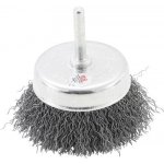 Magg 040006 Hrncový drátěný kartáč pr. 100 mm mosazný vlnitý drát pr. 0,30 mm závit M14 x 2 mm – HobbyKompas.cz