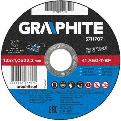 Graphite Kotouč řezný 125 x 1mm 57H707 – Zboží Dáma