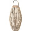 Broste Bambusová lucerna Aleta 62 cm, přírodní barva, dřevo
