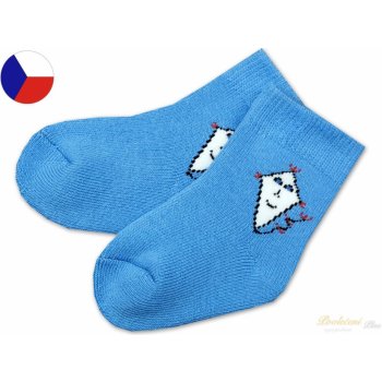Nepon Dětské froté ponožky Létající drak modrý