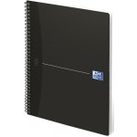 Oxford Zápisník Essentials Black 90 listů linkovaný černá A4 – Sleviste.cz