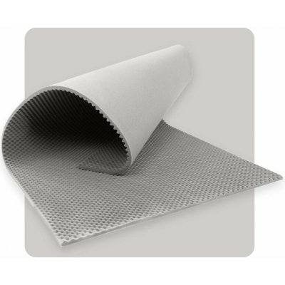 Akustický panel pěna VLNY 200×100 cm 4 cm světle šedý – Hledejceny.cz