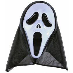 Maska vřískot s kapucí halloween scary movie