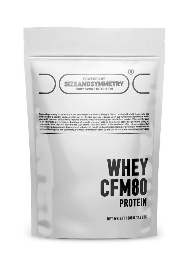 SizeAndSymmetry Whey CFM 80 1000 g