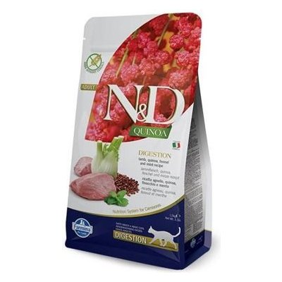 N&D Quinoa Cat Digestion Lamb & Fennel Pro správné zažívání 5 kg – Hledejceny.cz