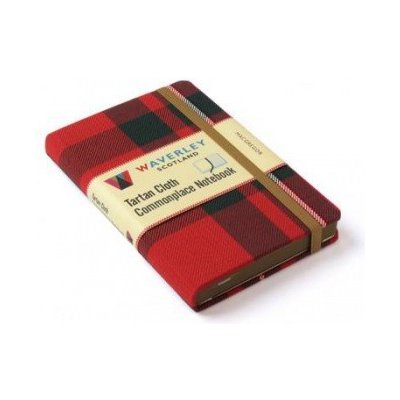 MacGregor Waverley Genuine Tartan Cloth Commonplace Notebook - 9cm x 14cm
