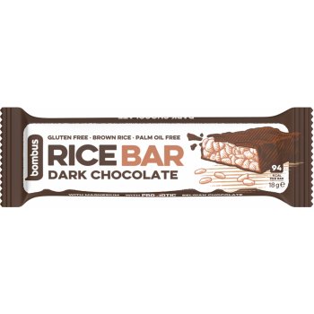 Bombus Rice Bar, Dark chockolate 18g