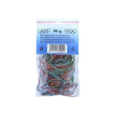 Gumičky barevné mix 50 gr. 2-6 cm – Hledejceny.cz