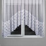 Hotova žakárová oblouková záclona bílá 160x300 Ervi 4893 – Hledejceny.cz