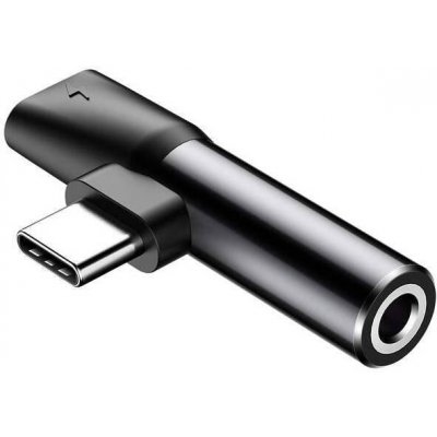 Baseus Rozbočovač USB-C/3,5mm Jack Black, CATL41-01 – Zboží Mobilmania