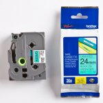 Brother TZE-751, zelená/černá, 24mm – Zboží Dáma