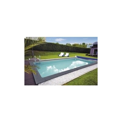 Planet Pool Bazénový set CF Block De Luxe 8 x 4 x 1,5 m Šedý