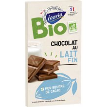 Ivoria BIO mléčná čokoláda 30% 100 g