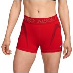 Nike dámské tréninkové kraťasy -W NP DF MR 3IN SHORT TT GRX-657 červená – Hledejceny.cz