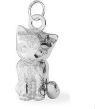 Šperky4U Stříbrný přívěšek kočička NB 4168