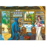 Dino dřevěné obrázkové kostky kubusy Sněhurka 12 kostek – Hledejceny.cz