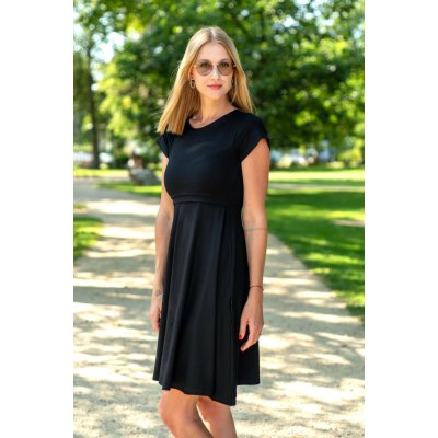 Jsem máma bambusové kojicí šaty černé – Hledejceny.cz