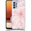 Pouzdro a kryt na mobilní telefon Samsung Pouzdro ACOVER Samsung Galaxy A32 4G SM-A325F s motivem Floral I