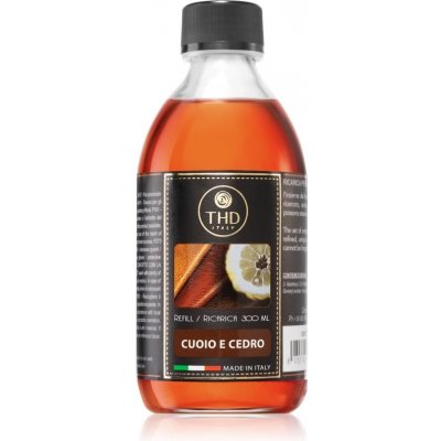 THD Ricarica Cuoio E Cedro náplň do aroma difuzérů 300 ml – Zboží Dáma