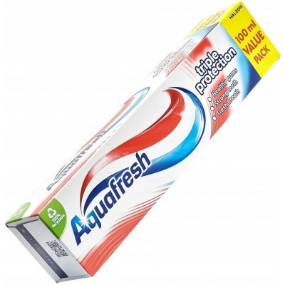 Aquafresh Triple Protection s pumpičkou 100 ml – Zboží Mobilmania