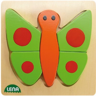 Lena puzzle motýl