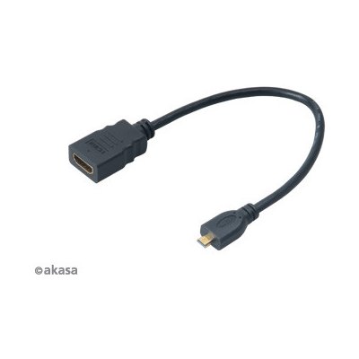 AKASA - HDMI na mikro HDMI adaptér - 25 cm - AK-CBHD09-25BK – Zboží Živě