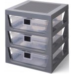 LEGO® Storage organizér šedá/dark 34.6 cm 37.9 cm 32.6 cm – Sleviste.cz
